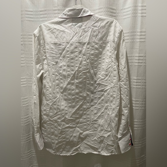 Jimi Hendrix Purple Haze Productions white floral embroidered button down shirt - Picture 2 of 9